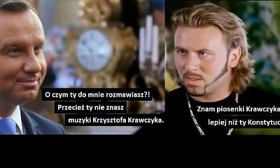 Powstają memy o kondolencjach Andrzeja Dudy po śmierci Krzysztofa Krawczyka