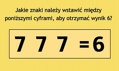 Banalna zagadka, na której poległo wielu internautów. Potrafisz rozwiązać ten matematyczny problem?