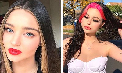 Chunky highlights bangs - trendy grzywka, która zawojowała Internet