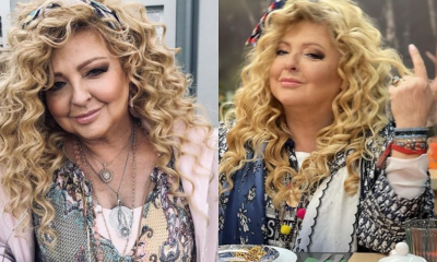 Magda Gessler w objęciach mamy. Dopiero teraz widać, jak bardzo jest do niej podobna. Też miała kręcone włosy