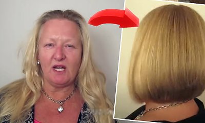 Spalone rozjaśniaczem włosy zamieniły się w istne cudo! Long bob i słoneczny blond!