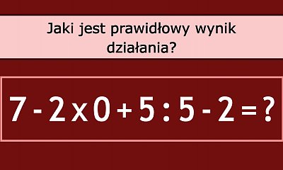 Matematyczna zagadka robi furorę w sieci! Tylko nieliczni potrafią wskazać poprawną odpowiedź! A Ty?