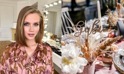 Agnieszka Kaczorowska pokazała więcej zdjęć z baby shower. Jej stylówka podbija sieć: "Ale boska sukienka, i to rozcięcie, MEGA" - piszą fani