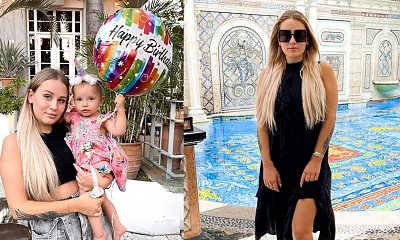 Andziaks: Influencerka w różowej, cukierkowej sukience - taką samą sprawiła swoje córeczce Charlotte! "Jaki piękny różowy duet".