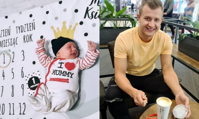Synek Dawida Narożnego ma już 7 miesięcy:"Mały grubasek sumo, rośnie jak na drożdżach" - oceniają internauci