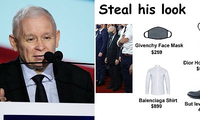 Jarosław Kaczyński zaliczył wpadkę: Założył dwa różne buty! Powstały MEMY. "Oba są prawe"