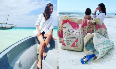 Katarzyna Glinka posprzątała plażę na Zanzibarze. Nie wszystkim się to spodobało