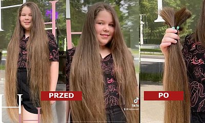 11-latka zapuszczała włosy od urodzenia! Fryzjerka zrobiła jej fryzurę long bob! Szok, co za metamorfoza!