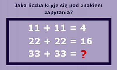 Matematyczna zagadka tylko dla tęgich umysłów! Jesteś w stanie ją rozwiązać?
