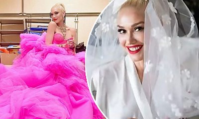 Gwen Stefani wyszła za mąż! Króciutka suknia ślubna i białe kowbojki. Jak Wam się podoba?