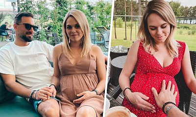 Żona Rafała Maślaka pochwaliła się baby shower! W białej sukience i wianku wyglądała zjawiskowo!