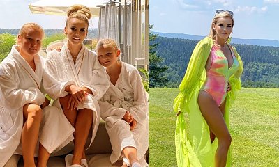 "Królowe życia": Monika Chwajoł w mocno wyciętym bikini! "Piękne wzgórza i pagórki"!