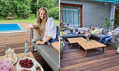 Agata Rubik liczy straty po nawałnicy. Brak prądu, zniszczony ogród...