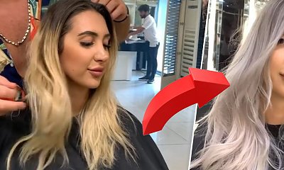 Ogromny odrost i żółte włosy zamienił w fenomenalny ash blonde! Efekt przechodzi najśmielsze oczekiwania