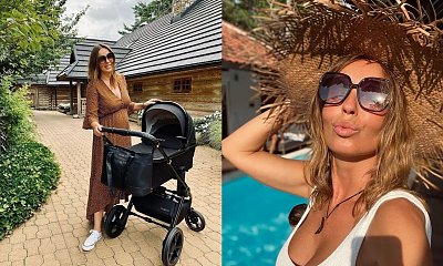 Agnieszka Włodarczyk pokazała jak karmi piersią: "Ale cyc! Ty to masz czym oddychać. Piersi większe niż głowa" - piszą internauci