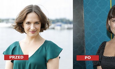 Anna Cieślak w short bobie z grzywką na premierze. Jak prezentuje się 25 lat młodsza narzeczona Edwarda Miszczaka?