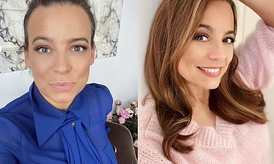 Anna Mucha w odważnym stroju czeka na Mikołaja "widzimy się pod jemioła"
