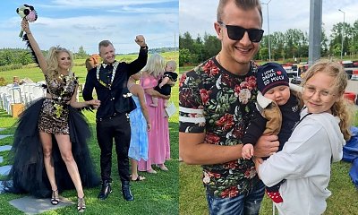 Dawid Narożny pokazał ślubne stylizacje swoich dzieci. Tylko córka się wyróżniała: "Chociaż jedna radośnie ubrana w ten dzień" - komentują fani