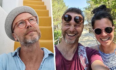Krystian Wieczorek wypoczywa z ukochaną na Santorini! "Ale piękna ta żona, aż miło popatrzeć" - chwalą fani