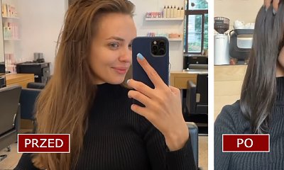 Marcela Leszczak już tak nie wygląda! Gwiazda "Top Model" ścięła włosy i zafundowała sobie grzywkę curtain bangs!