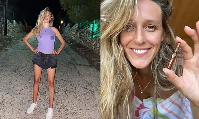 Aleksandra Żebrowska pokazała, jak obgryza paznokcie u stóp: "A fuj, to obrzydliwe" vs. "Ale wysportowana" - który team jesteś?