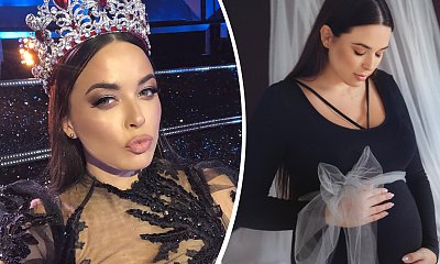 Olga Buława wyszła za mąż! Suknia ślubna Miss Polski podkreśliła jej ciążowy brzuszek. Jak pięknie!