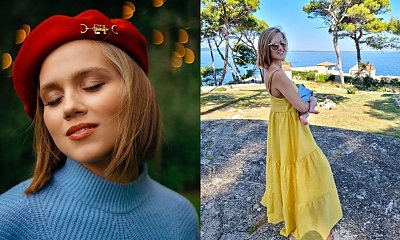 Agnieszka Kaczorowska pozuje z Emilką. Fani nie są zachwyceni tym widokiem: "Chcesz ją zarazić próchnicą?" - ktoś pisze