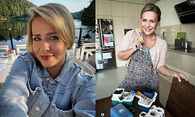 Aneta Zając w modnym płaszczyku i w dzwonach: "Wyglądasz jak byś nie miała rąk. Coś tu nie pykło" - ktoś pisze