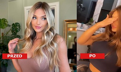 Caroline Juchniewicz z "Love Island" zmieniła fryzurę! Dobrze jej w miodowym blondzie przechodzącym w brąz?