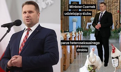 Przemysław Czarnek: W przyrodzie nie istnieją małżeństwa jednopłciowe. Internauci: A jakiekolwiek? MEMY
