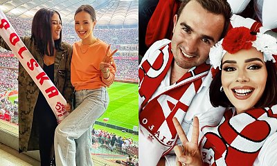 Tak polskie gwiazdy dopingowały naszych piłkarzy podczas meczu Polska-Anglia