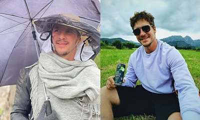Mikołaj Roznerski rozebrał się na górskim szlaku i pochwalił się klatą: "Janosik!" - orzekli fani