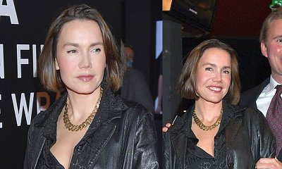 Olga Bołądź w skórzanej stylizacji od stóp do głów. U jej boku nowy partner. Pasują do siebie?