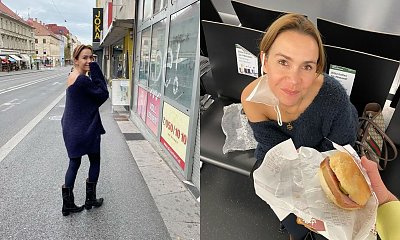 Olga Bołądź pokazała jedzenie w Austrii. Fani pytają: "To taki gruby kawałek szynki czy to pasztet?"