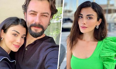 Reyhan z "Przysięgi" w satynowej, niebieskiej sukience! Özge Yağız znów olśniła fanów. Ależ ona ma figurę!