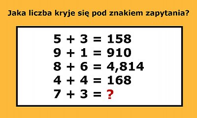 Z tą matematyczną zagadką radzą sobie tylko najbystrzejsi! Sprawdź, czy należysz do ich grona!