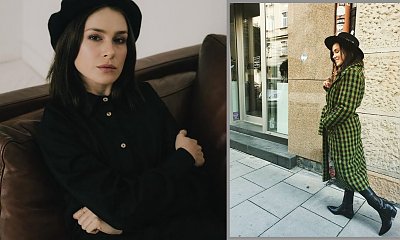 Anna Maria Sieklucka w dużym słomianym kapeluszu. Wygląda obłędnie!