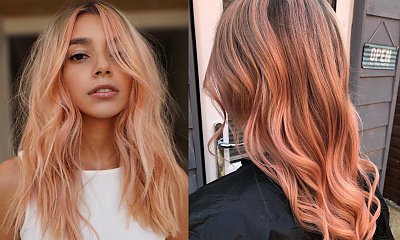 Golden peach - nietypowa koloryzacja włosów - może właśnie dla Ciebie?