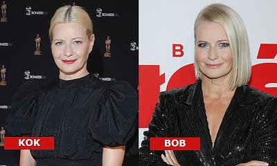 Małgorzata Kożuchowska w cekinowym garniturze! Jej blond long bob to sztos! "Małgośka łopamiętoj się i nie kuś"