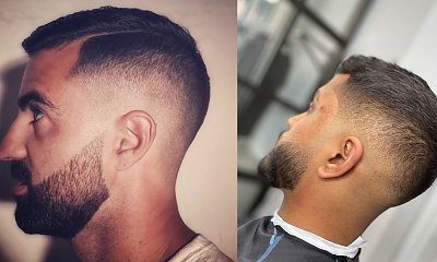 Side Fade - krótka, męska fryzura, idealna na jesień!