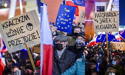 Protesty "My zostajeMY w EU": Tak wyglądał protest w Warszawie! Zdjęcia i najlepsze hasła