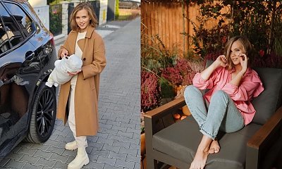 Agnieszka Kaczorowska pokazała niepublikowaną sesję ciążową. Nie ma na sobie ubrań:"Pięknie Ci w ciąży, anielica" - piszą fani
