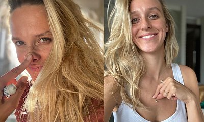 Aleksandra Żebrowska pokazała cellulit i pomarszczoną skórę: "Kiepsko to wygląda, ale ja też mam taki brzuch" - ktoś napisał