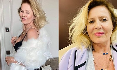 Grażyna Szapołowska w dopasowanej sukni i kwiecistym turbanie na głowie: "Wyglądasz zjawiskowo. Ta stylówka Cię odmładza"  - oceniają fani