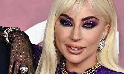 Lady Gaga w prześwitującej kreacji i pończochach na premierze "House of Gucci". Wie, jak zwrócić na siebie uwagę!