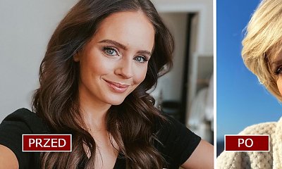 Olga Kalicka w platynowym blondzie i short bobie z grzywką! Aktorka pochwaliła się imponującą metamorfozą!