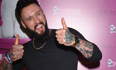 Stifler z "Warsaw Shore" z przedłużonymi paznokciami na premierze "Pitbulla"! Ale ma szpony!