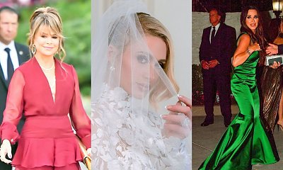 Gwiazdy na ślubie i weselu Paris Hilton! Paula Abdul nietypowo. Czyja sukienka na wesele najpiękniejsza?