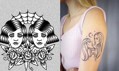 Tatuaż a znak zodiaku - idealne zdobienia dla zodiakalnych Bliźniąt!