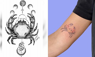 Tatuaż a znak zodiaku - idealne zdobienia dla zodiakalnego Raka!